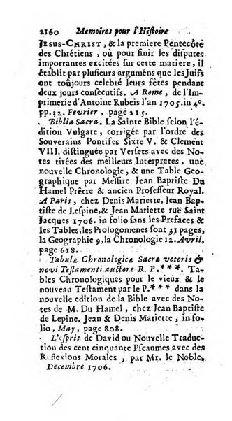 Mémoires pour l'histoire des sciences & des beaux-arts recüeillies par l'ordre de Son Altesse Serenissime Monseigneur Prince souverain de Dombes