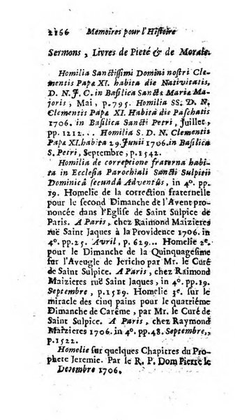 Mémoires pour l'histoire des sciences & des beaux-arts recüeillies par l'ordre de Son Altesse Serenissime Monseigneur Prince souverain de Dombes