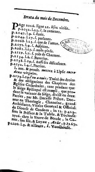 Mémoires pour l'histoire des sciences & des beaux-arts recüeillies par l'ordre de Son Altesse Serenissime Monseigneur Prince souverain de Dombes