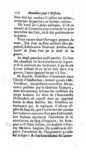 Mémoires pour l'histoire des sciences & des beaux-arts recüeillies par l'ordre de Son Altesse Serenissime Monseigneur Prince souverain de Dombes