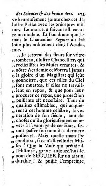 Mémoires pour l'histoire des sciences & des beaux-arts recüeillies par l'ordre de Son Altesse Serenissime Monseigneur Prince souverain de Dombes