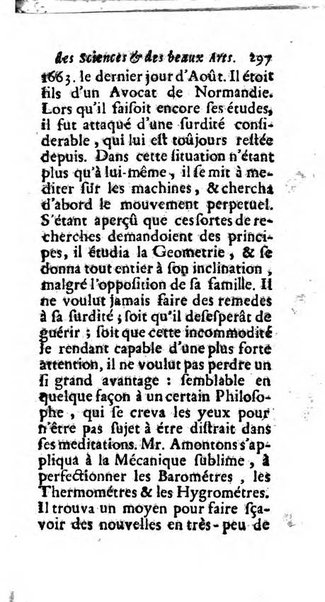 Mémoires pour l'histoire des sciences & des beaux-arts recüeillies par l'ordre de Son Altesse Serenissime Monseigneur Prince souverain de Dombes