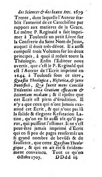 Mémoires pour l'histoire des sciences & des beaux-arts recüeillies par l'ordre de Son Altesse Serenissime Monseigneur Prince souverain de Dombes