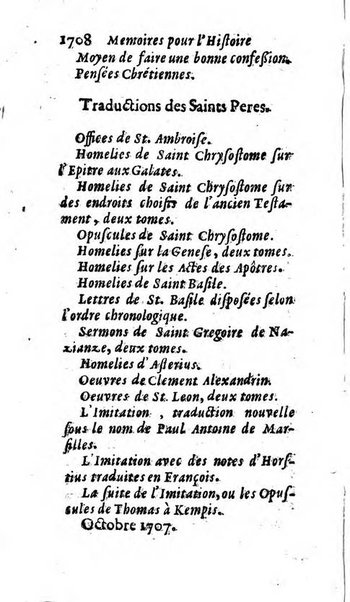 Mémoires pour l'histoire des sciences & des beaux-arts recüeillies par l'ordre de Son Altesse Serenissime Monseigneur Prince souverain de Dombes