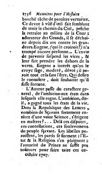 Mémoires pour l'histoire des sciences & des beaux-arts recüeillies par l'ordre de Son Altesse Serenissime Monseigneur Prince souverain de Dombes