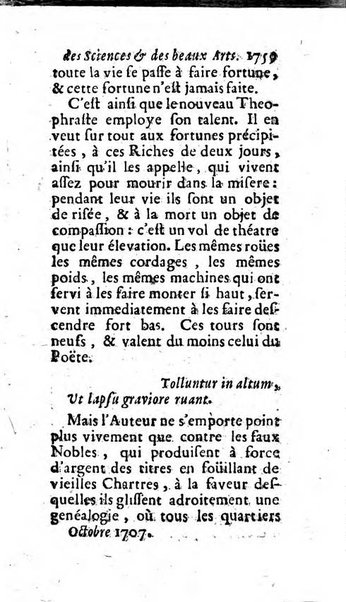 Mémoires pour l'histoire des sciences & des beaux-arts recüeillies par l'ordre de Son Altesse Serenissime Monseigneur Prince souverain de Dombes