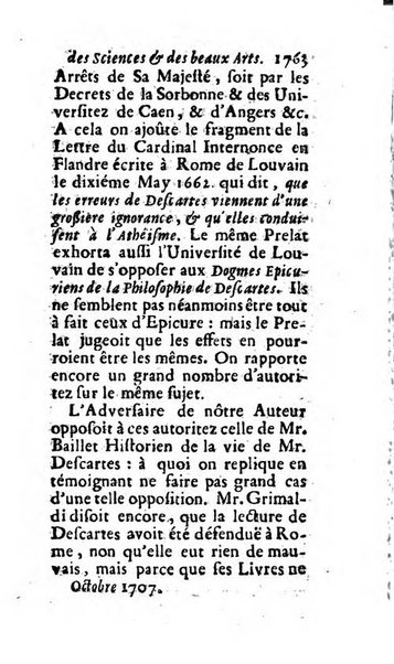 Mémoires pour l'histoire des sciences & des beaux-arts recüeillies par l'ordre de Son Altesse Serenissime Monseigneur Prince souverain de Dombes