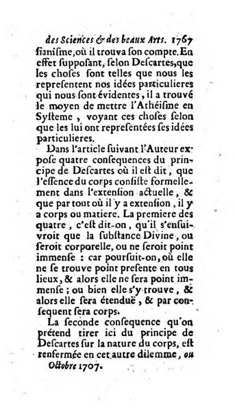 Mémoires pour l'histoire des sciences & des beaux-arts recüeillies par l'ordre de Son Altesse Serenissime Monseigneur Prince souverain de Dombes