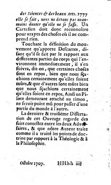 Mémoires pour l'histoire des sciences & des beaux-arts recüeillies par l'ordre de Son Altesse Serenissime Monseigneur Prince souverain de Dombes