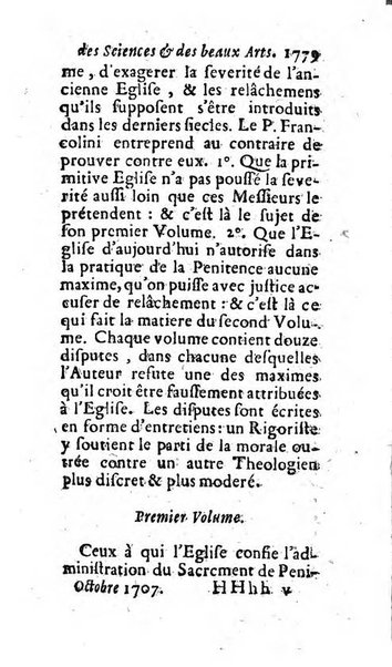 Mémoires pour l'histoire des sciences & des beaux-arts recüeillies par l'ordre de Son Altesse Serenissime Monseigneur Prince souverain de Dombes