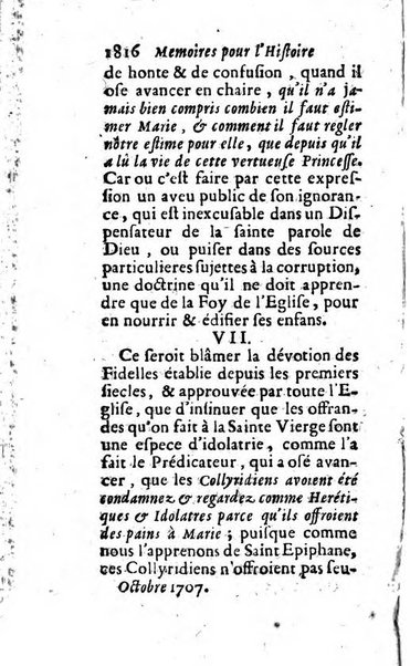 Mémoires pour l'histoire des sciences & des beaux-arts recüeillies par l'ordre de Son Altesse Serenissime Monseigneur Prince souverain de Dombes