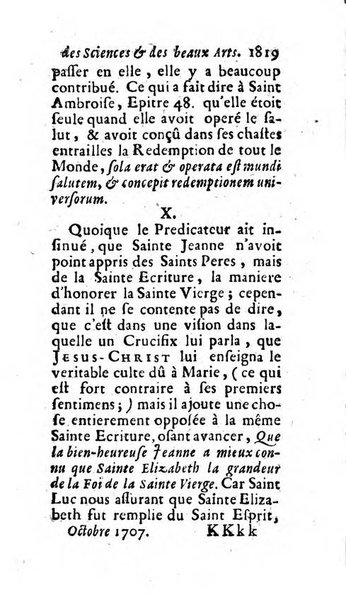 Mémoires pour l'histoire des sciences & des beaux-arts recüeillies par l'ordre de Son Altesse Serenissime Monseigneur Prince souverain de Dombes