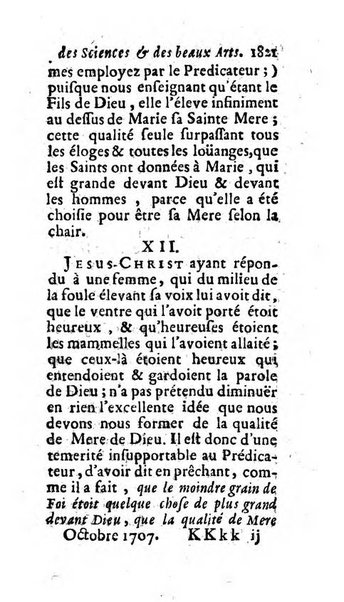 Mémoires pour l'histoire des sciences & des beaux-arts recüeillies par l'ordre de Son Altesse Serenissime Monseigneur Prince souverain de Dombes