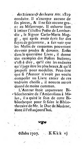 Mémoires pour l'histoire des sciences & des beaux-arts recüeillies par l'ordre de Son Altesse Serenissime Monseigneur Prince souverain de Dombes