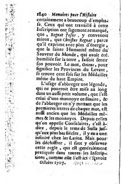 Mémoires pour l'histoire des sciences & des beaux-arts recüeillies par l'ordre de Son Altesse Serenissime Monseigneur Prince souverain de Dombes