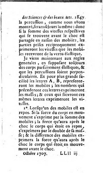 Mémoires pour l'histoire des sciences & des beaux-arts recüeillies par l'ordre de Son Altesse Serenissime Monseigneur Prince souverain de Dombes