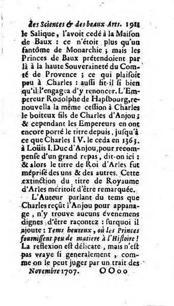 Mémoires pour l'histoire des sciences & des beaux-arts recüeillies par l'ordre de Son Altesse Serenissime Monseigneur Prince souverain de Dombes