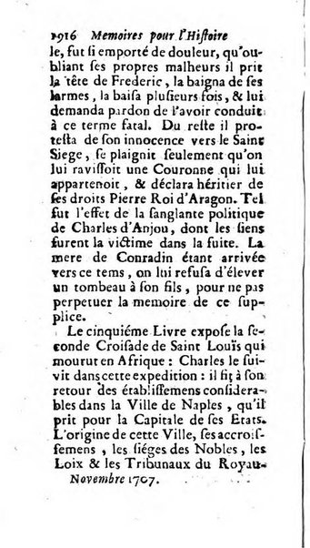 Mémoires pour l'histoire des sciences & des beaux-arts recüeillies par l'ordre de Son Altesse Serenissime Monseigneur Prince souverain de Dombes