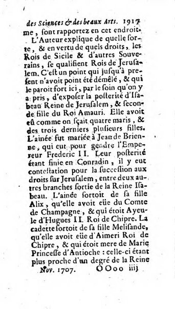 Mémoires pour l'histoire des sciences & des beaux-arts recüeillies par l'ordre de Son Altesse Serenissime Monseigneur Prince souverain de Dombes