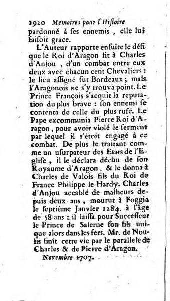 Mémoires pour l'histoire des sciences & des beaux-arts recüeillies par l'ordre de Son Altesse Serenissime Monseigneur Prince souverain de Dombes