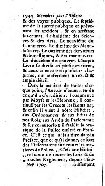 Mémoires pour l'histoire des sciences & des beaux-arts recüeillies par l'ordre de Son Altesse Serenissime Monseigneur Prince souverain de Dombes