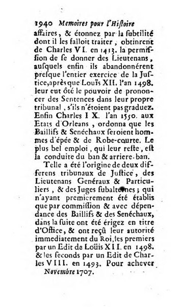 Mémoires pour l'histoire des sciences & des beaux-arts recüeillies par l'ordre de Son Altesse Serenissime Monseigneur Prince souverain de Dombes