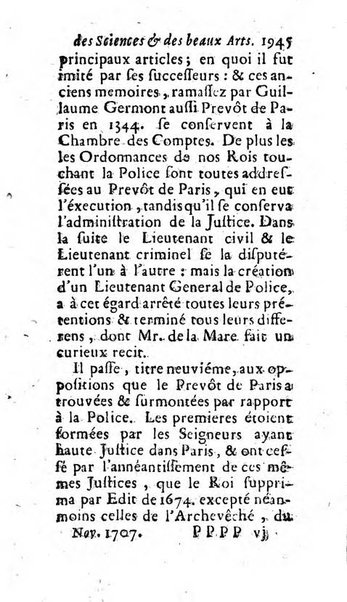 Mémoires pour l'histoire des sciences & des beaux-arts recüeillies par l'ordre de Son Altesse Serenissime Monseigneur Prince souverain de Dombes