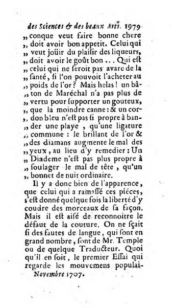 Mémoires pour l'histoire des sciences & des beaux-arts recüeillies par l'ordre de Son Altesse Serenissime Monseigneur Prince souverain de Dombes