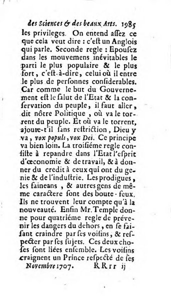 Mémoires pour l'histoire des sciences & des beaux-arts recüeillies par l'ordre de Son Altesse Serenissime Monseigneur Prince souverain de Dombes