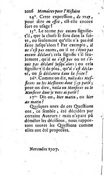 Mémoires pour l'histoire des sciences & des beaux-arts recüeillies par l'ordre de Son Altesse Serenissime Monseigneur Prince souverain de Dombes