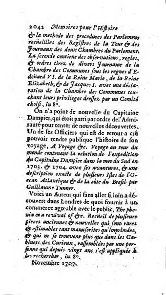 Mémoires pour l'histoire des sciences & des beaux-arts recüeillies par l'ordre de Son Altesse Serenissime Monseigneur Prince souverain de Dombes