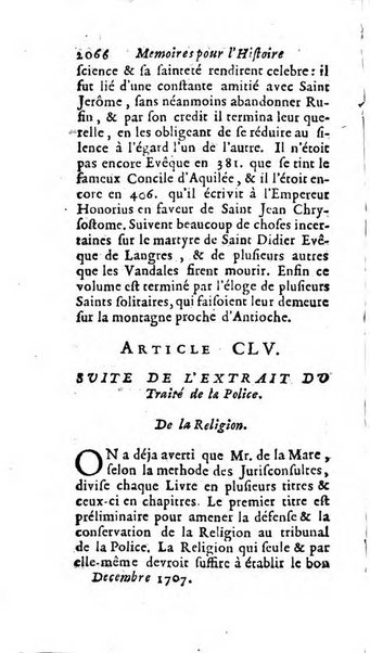 Mémoires pour l'histoire des sciences & des beaux-arts recüeillies par l'ordre de Son Altesse Serenissime Monseigneur Prince souverain de Dombes