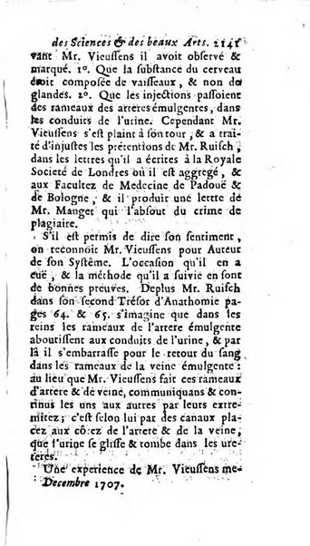 Mémoires pour l'histoire des sciences & des beaux-arts recüeillies par l'ordre de Son Altesse Serenissime Monseigneur Prince souverain de Dombes