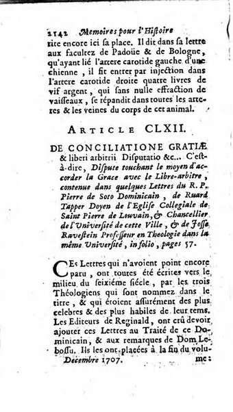 Mémoires pour l'histoire des sciences & des beaux-arts recüeillies par l'ordre de Son Altesse Serenissime Monseigneur Prince souverain de Dombes