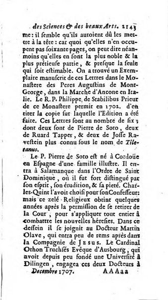 Mémoires pour l'histoire des sciences & des beaux-arts recüeillies par l'ordre de Son Altesse Serenissime Monseigneur Prince souverain de Dombes