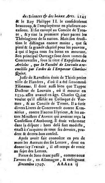 Mémoires pour l'histoire des sciences & des beaux-arts recüeillies par l'ordre de Son Altesse Serenissime Monseigneur Prince souverain de Dombes