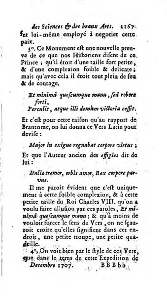 Mémoires pour l'histoire des sciences & des beaux-arts recüeillies par l'ordre de Son Altesse Serenissime Monseigneur Prince souverain de Dombes