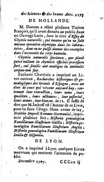 Mémoires pour l'histoire des sciences & des beaux-arts recüeillies par l'ordre de Son Altesse Serenissime Monseigneur Prince souverain de Dombes