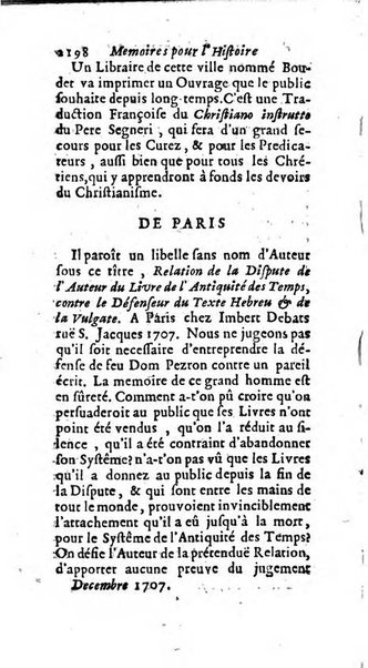 Mémoires pour l'histoire des sciences & des beaux-arts recüeillies par l'ordre de Son Altesse Serenissime Monseigneur Prince souverain de Dombes