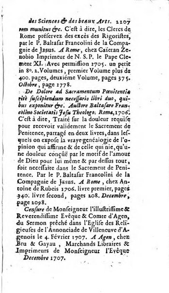 Mémoires pour l'histoire des sciences & des beaux-arts recüeillies par l'ordre de Son Altesse Serenissime Monseigneur Prince souverain de Dombes