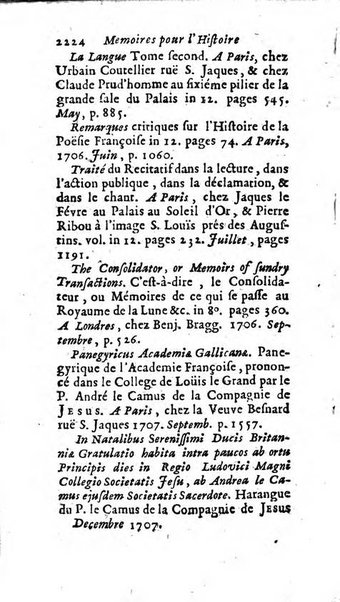 Mémoires pour l'histoire des sciences & des beaux-arts recüeillies par l'ordre de Son Altesse Serenissime Monseigneur Prince souverain de Dombes