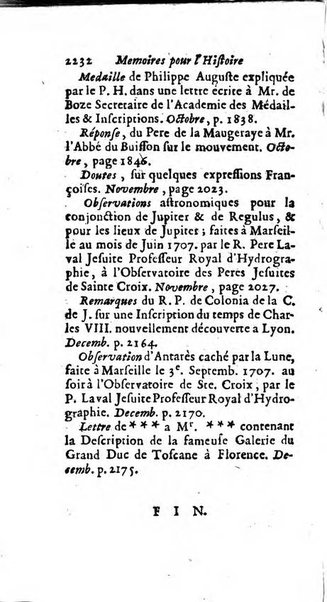 Mémoires pour l'histoire des sciences & des beaux-arts recüeillies par l'ordre de Son Altesse Serenissime Monseigneur Prince souverain de Dombes