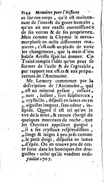 Mémoires pour l'histoire des sciences & des beaux-arts recüeillies par l'ordre de Son Altesse Serenissime Monseigneur Prince souverain de Dombes