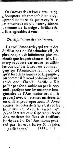 Mémoires pour l'histoire des sciences & des beaux-arts recüeillies par l'ordre de Son Altesse Serenissime Monseigneur Prince souverain de Dombes