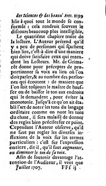 Mémoires pour l'histoire des sciences & des beaux-arts recüeillies par l'ordre de Son Altesse Serenissime Monseigneur Prince souverain de Dombes