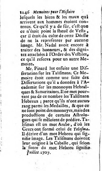 Mémoires pour l'histoire des sciences & des beaux-arts recüeillies par l'ordre de Son Altesse Serenissime Monseigneur Prince souverain de Dombes