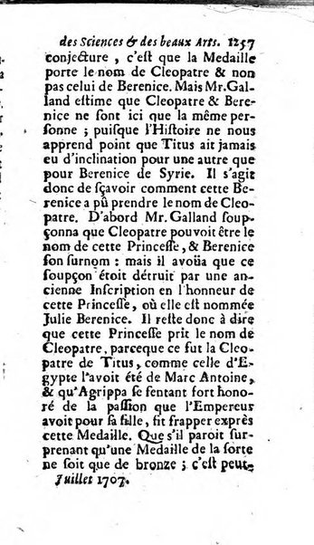 Mémoires pour l'histoire des sciences & des beaux-arts recüeillies par l'ordre de Son Altesse Serenissime Monseigneur Prince souverain de Dombes