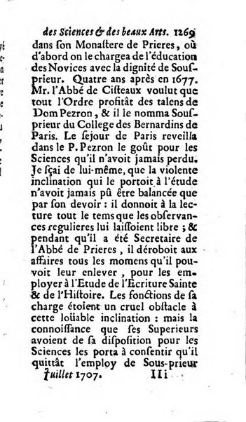 Mémoires pour l'histoire des sciences & des beaux-arts recüeillies par l'ordre de Son Altesse Serenissime Monseigneur Prince souverain de Dombes