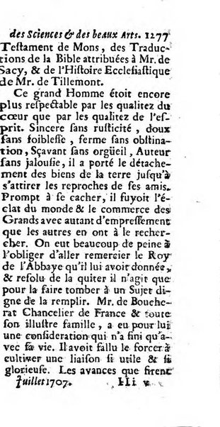 Mémoires pour l'histoire des sciences & des beaux-arts recüeillies par l'ordre de Son Altesse Serenissime Monseigneur Prince souverain de Dombes