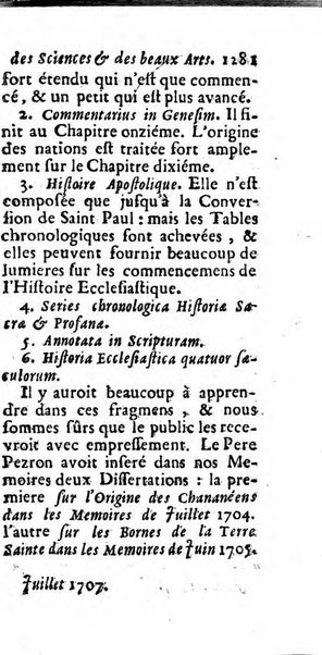 Mémoires pour l'histoire des sciences & des beaux-arts recüeillies par l'ordre de Son Altesse Serenissime Monseigneur Prince souverain de Dombes